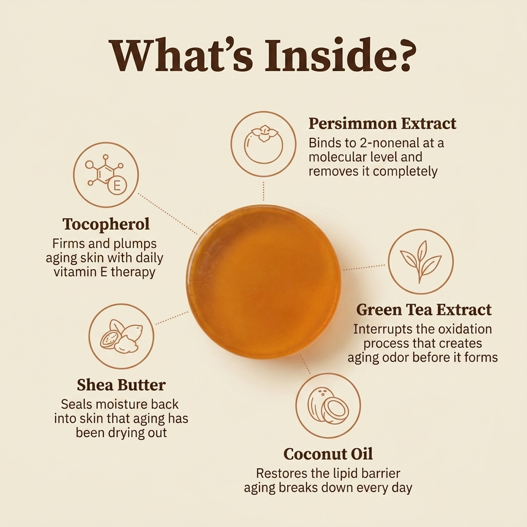 Deodorizing Persimmon Soap